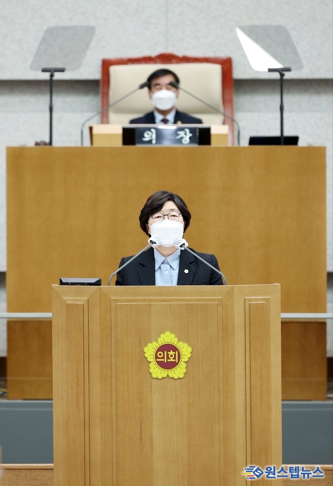 박옥분 경기도의원, 5분 자유발언 통해 공공 어린이 전문병원 설립 촉구