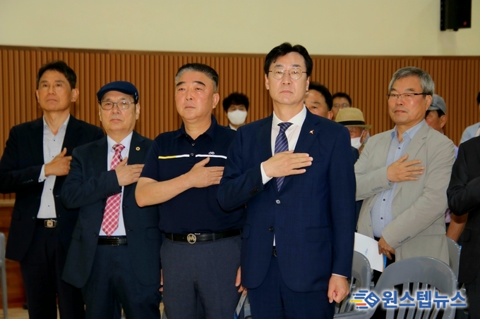 정명근 화성시장, '봉담2 다목적체육관 개관식' 참석
