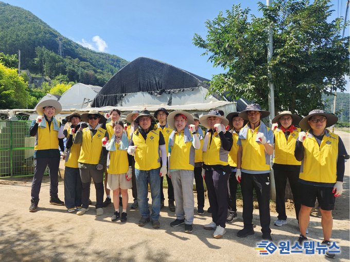 경기신용보증재단, 가평군 수해 복구를 위해 자원봉사와 성금 기부에 동참!