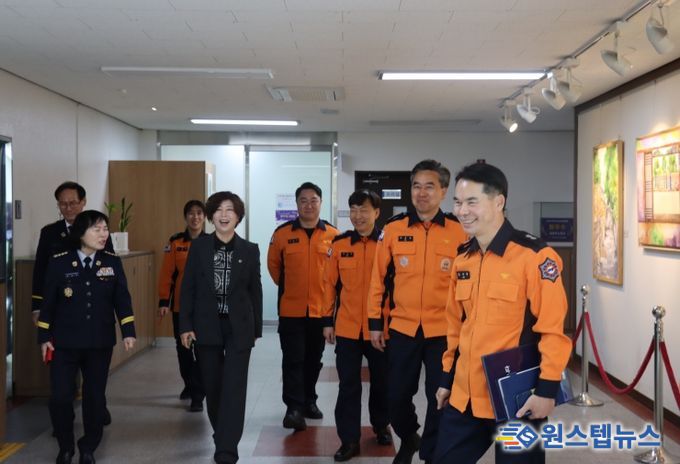 정경자 의원(국민의 힘) 25일 남양주소방서 방문
