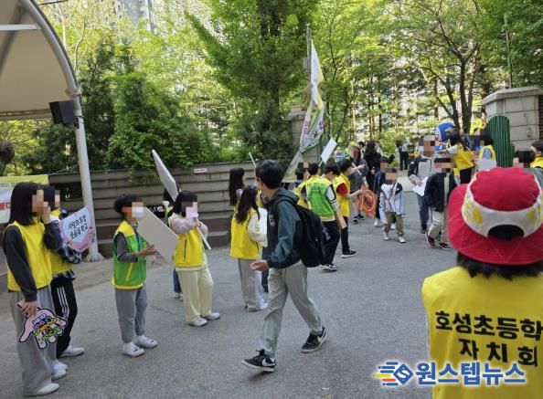 안양 호성초등학교 학교폭력예방 하이-파이브 아침맞이 릴레이 캠페인 실시