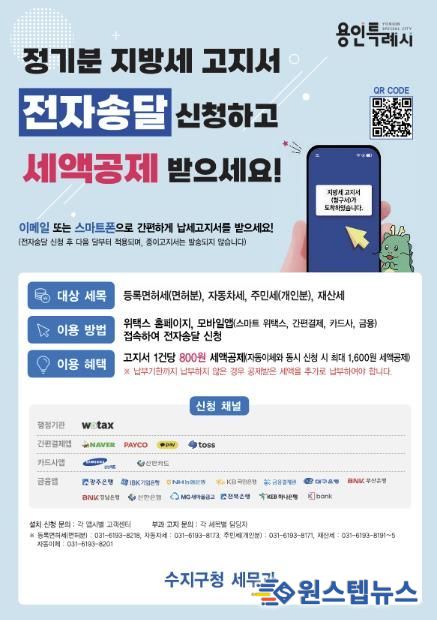 전자송달 안내문