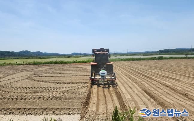 파주시, 작물실증시험포장 파주장단콩 파종 완료