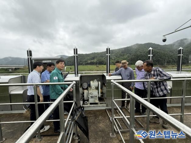 여주시 점동면 여름철 재해 예방 배수문 관리자 현장교육 실시!