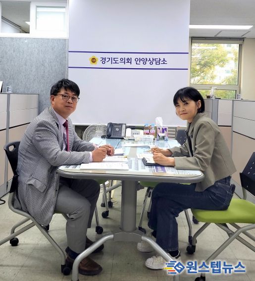 경기도의회 김재훈 의원, “안양시청 강당 영상표출 개선 등 지역 핵심사업 논의”