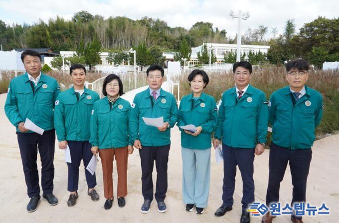 진주시의회 기획문화위, 준공 앞둔 진주유등창작센터 집중점검