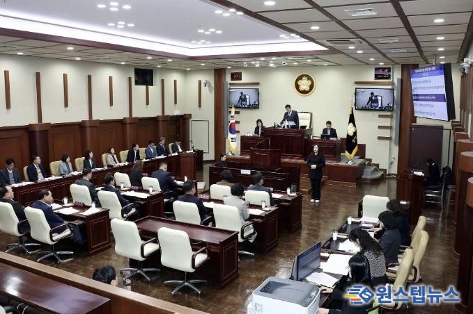 광명시의회, 제296회 임시회 폐회…시민생활 밀접 안건 총 24건 처리