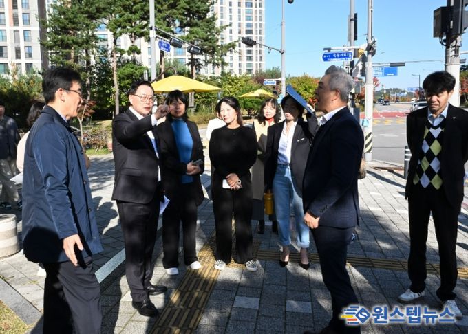 양주시, 연푸른초등학교 안전한 등하교 관련 현장점검·학부모 간담회 실시