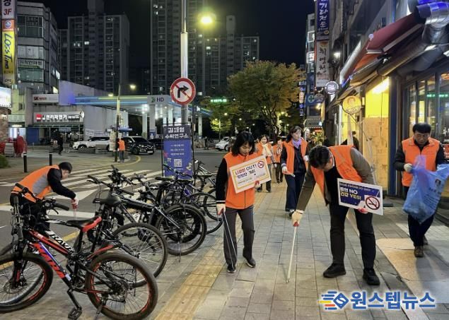 수원시 장안구 정자3동 주민자치회, 환경정비 및 금연 캠페인 전개
