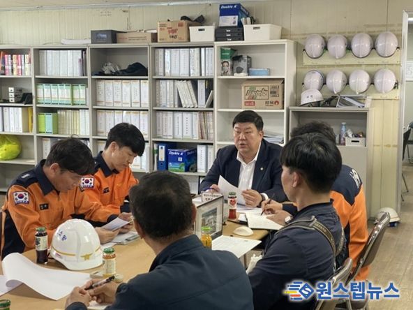 부산광역시의회 전원석 의원, “반얀트리 화재사고 재발 방지를 위한 소방시설 공사현장 기습 점검”