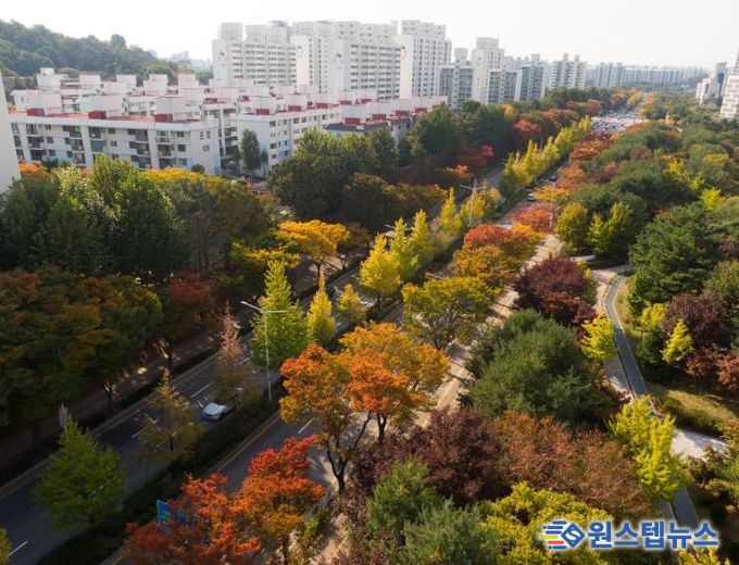'평택시 국도1호선 가로숲길' 녹색도시 우수사례 '우수상' 수상
