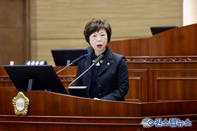 천안시의회 김길자의원, 천안시민프로축구단 출연금 운영 투명성 및 효율성 제고 강력 촉구