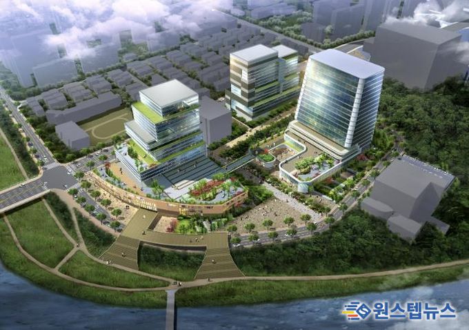 성남시 바이오헬스 첨단 클러스터 조감도