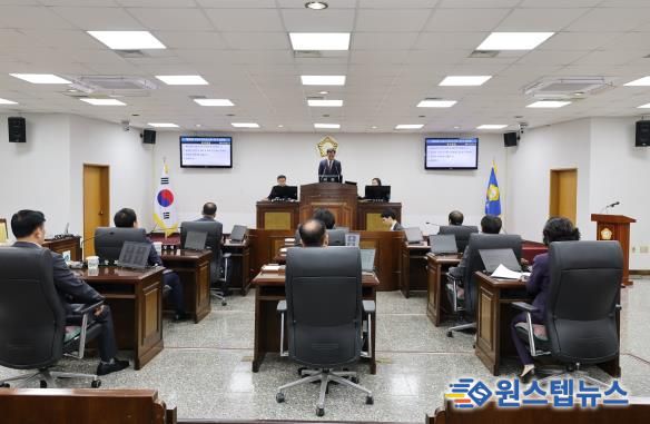 산청군의회, 제309회 임시회 개회