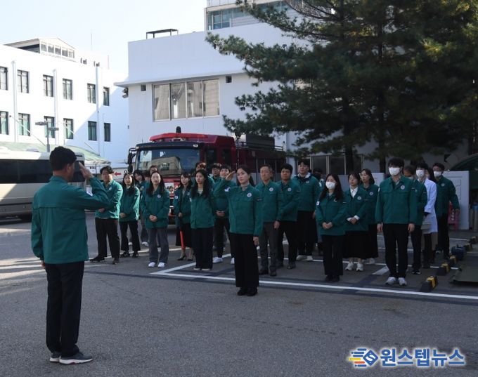 청주시의회-영운119안전센터, 화재대비 합동 소방훈련