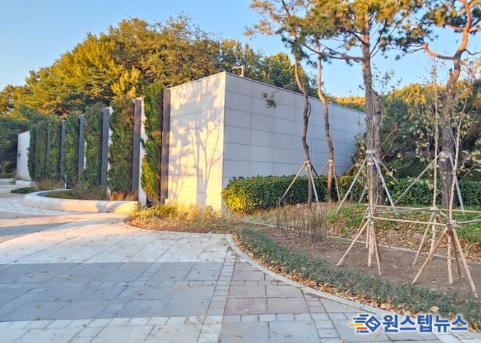 수직정원 조성 후