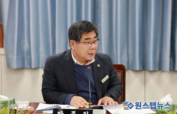 박종원 전남도의원, “지반탐사 지원사업, 실질적 예방성과 위한 후속관리 체계 필요”