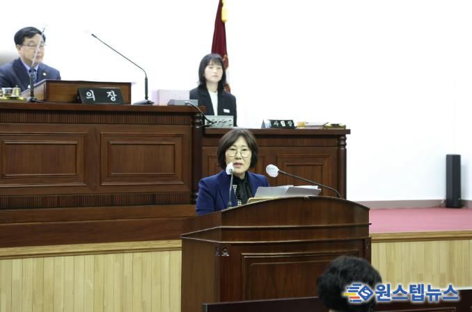 제284회 군포시의회 임시회 제2차 본회의 신상발언 사진