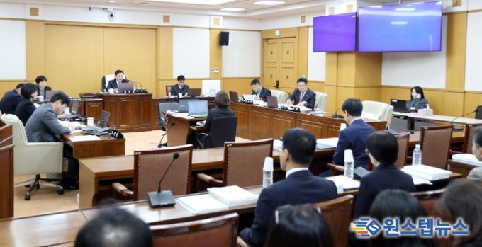 대전시의회 산업건설위원회 2026년도 예산안 심사