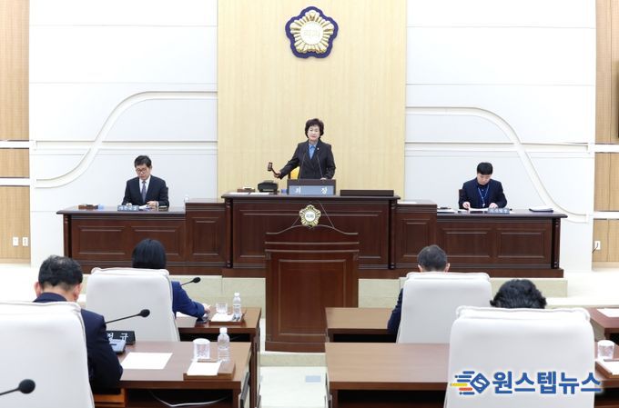 제260회 임시회 제1차 본회의(오관영의장)