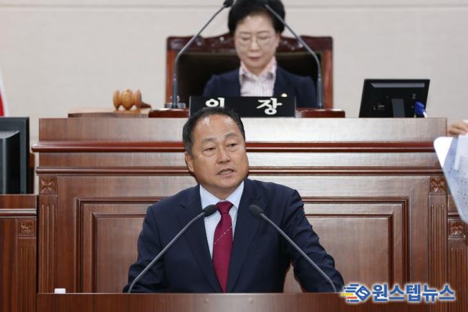 상주시의회, 진태종 의원 5분 자유발언