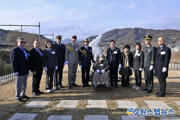 양평군수, 김봉오 참전용사,유경열 여사, 주한프랑스대사관 국방무관, 국가보훈지청장 등 주요내빈
