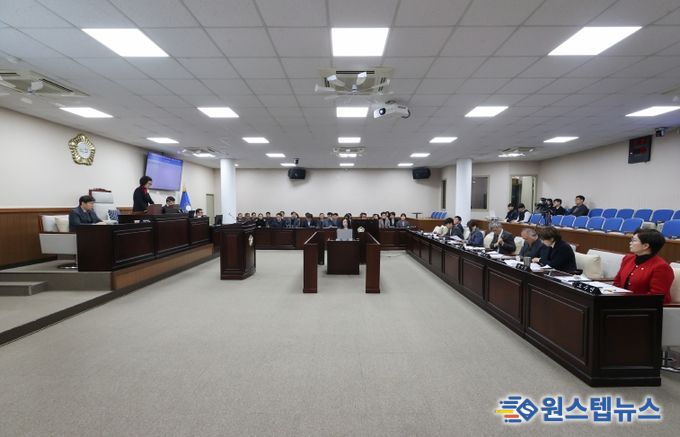 인천 동구의회, 제289회 제2차 정례회에서 구정에 관한 질문 실시