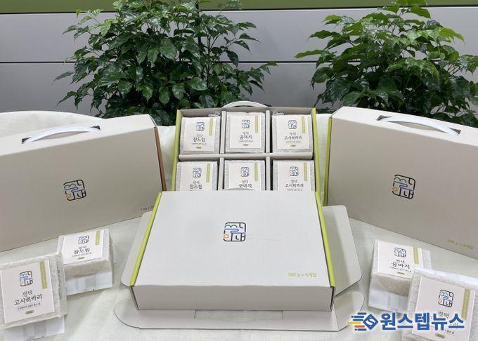 경기미 활용 프리미엄 소포장 선물 세트 출시