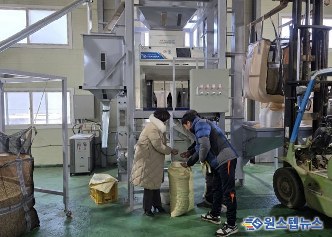 고품질 경기콩, 색채선별기로 품질과 효율 ‘두 마리 토끼’ 잡다