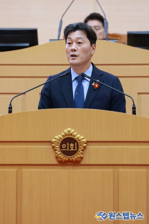 서동욱 전라남도의원, ‘공정환원’ 기준 세웠다