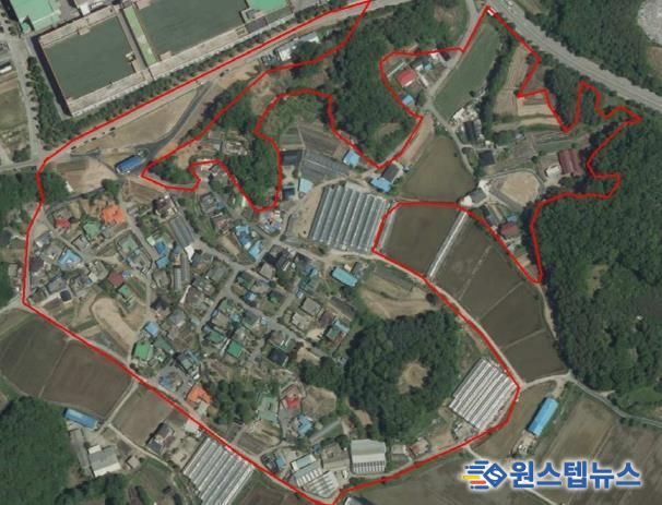 구암지구 위치도