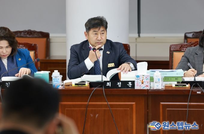 최정훈 전남도의원 “통합 대학 지원 대폭 감소, 지역 축소 우려”