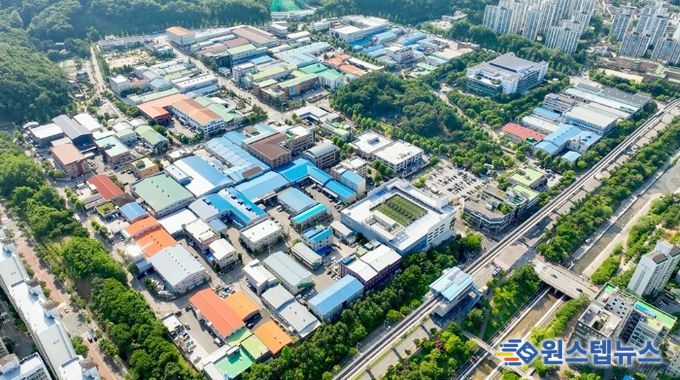 용현산업단지 전경