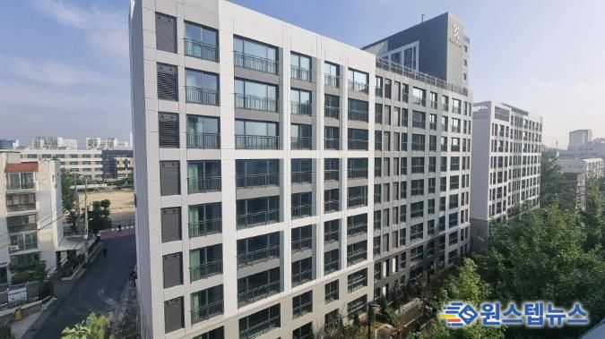 지난달 오정구 원종동 광성보원 가로주택정비사업이 준공을 마쳤다.