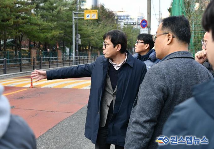 수원시 영통구, '새빛만남 수원 마음을 듣다' 주민 요구사항 확인 위해 현장 점검