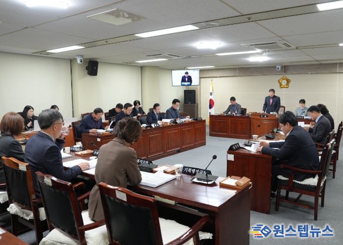 음성군의회, 12월 정례의원간담회 개최