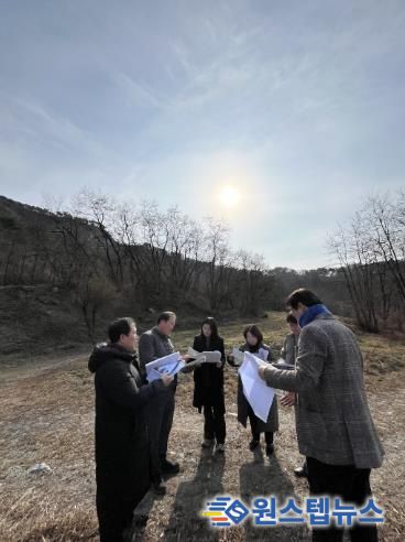 12월 10일 문화복지환경위원회가 고용산 숲속야영장 조성사업 관련 예산안 심의에 앞서 사업 현장을 직접 방문했다.