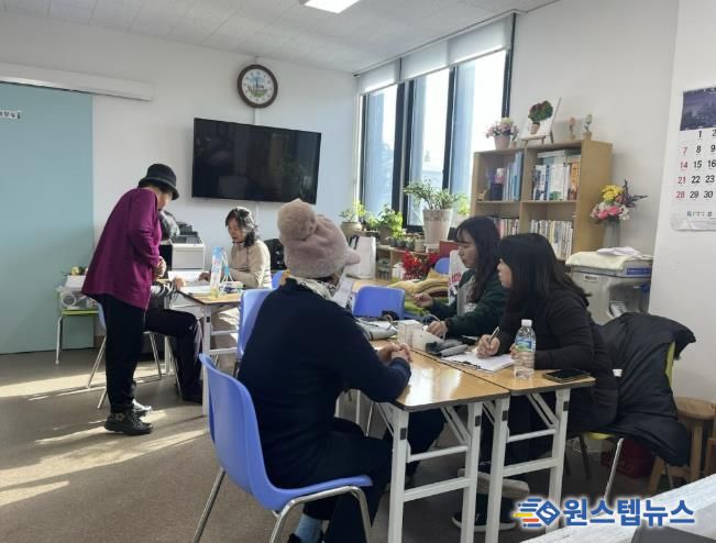 ‘찾아가는 무료진료 및 건강상담’ 진행 모습