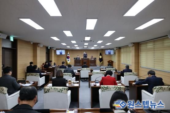 부여군의회, 제297회 정례회 마무리