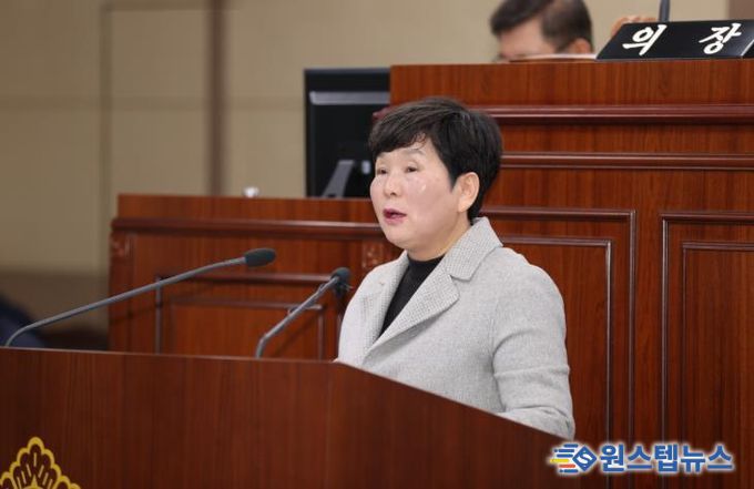 상주시의회, 신순화 의원 5분 자유발언