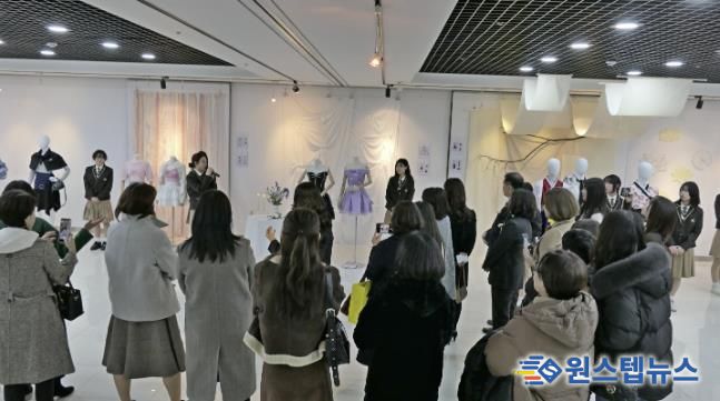 수원시 팔달구 매향여자정보고등학교 패션산업디자인과, 제1회 작품 전시회 열어