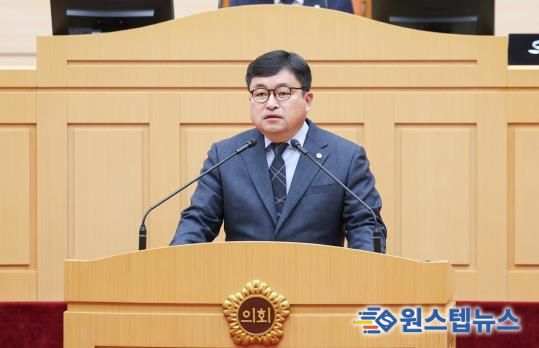 모정환 의원 함평 엄다리 제동고분 청동거울 전남도 문화재 지정 촉구 5분 자유발언 사진