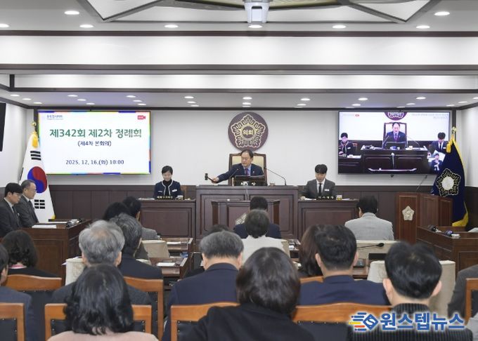 제342회 동두천시의회 제2차 정례회 폐회