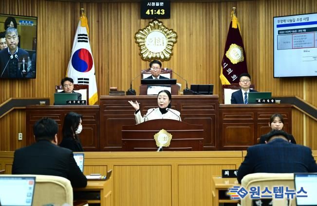 목포시의회 도시건설위원회 부위원장 박수경 의원, 무장애·문화행정·문화도시 논란 종합 질의