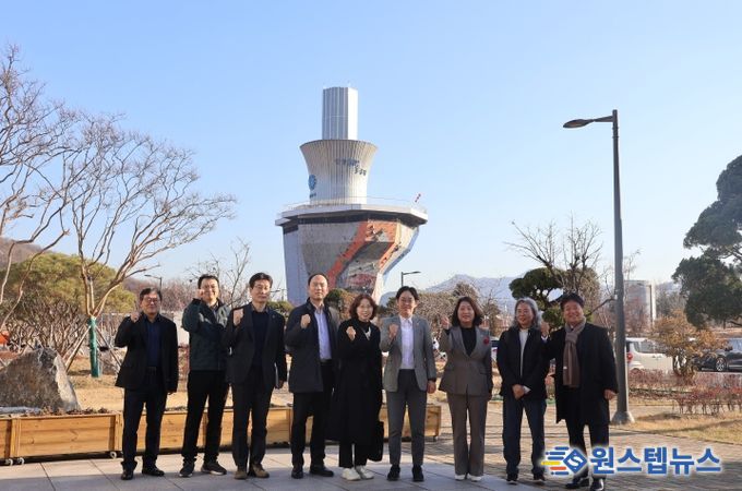 조지연 의원, 경기 안양 공공하수처리장 지하화시설 방문