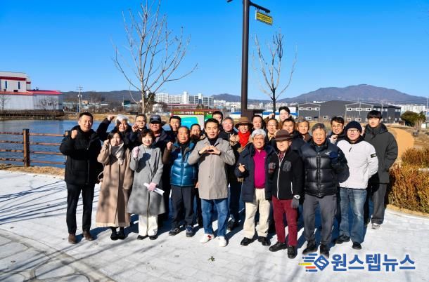 포천시, 소흘읍 초가팔저수지 수변공원 사업 현장 방문