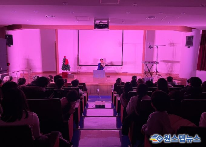 동두천꿈나무정보도서관, 크리스마스 매직 샌드아트 공연 성황리에 마쳐