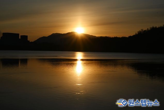 2026년(병오년) 구리한강시민공원의 첫 일출