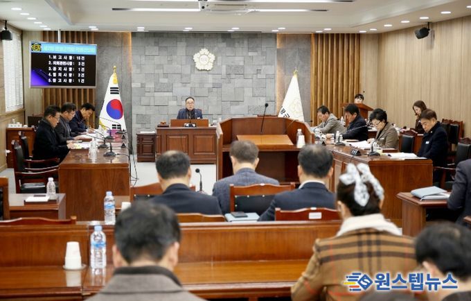 영광군의회, 제2회 의원간담회 개최