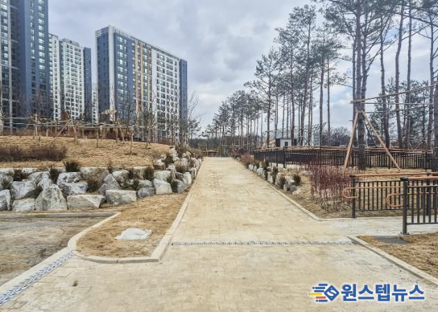 과천지식정보타운 근린공원5 조성 모습